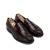 loafersy mokasyny penny loafers kolor bordowy goodyear welted konstrukcja pasowa na skórzanej podeszwie