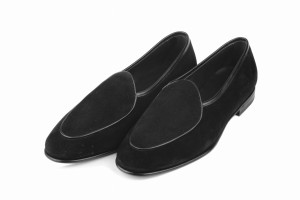 Partigiani 7184 Belgian Black Loafer