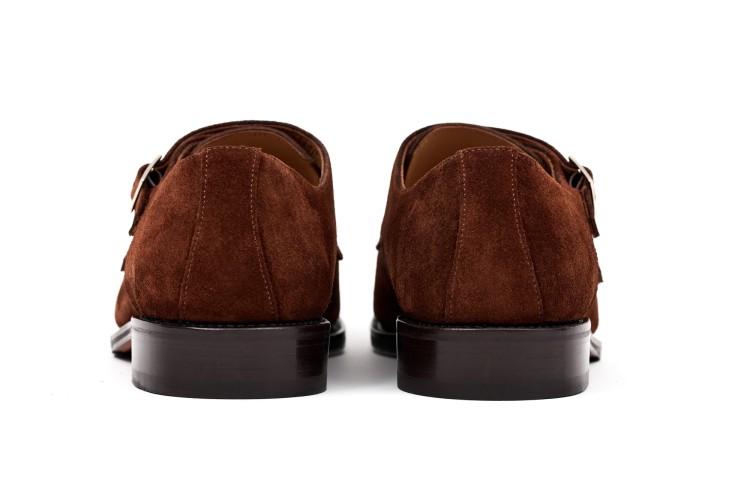 Partigiani 7770 monk suede buty na lato, smart casual