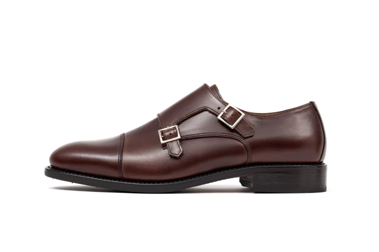 Partigiani 7770 Halley Pull Marron  Double Monk gumowa podeszwa