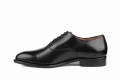 Partigiani 7740 Black Oxford czarny oxford plain, szycie goodyear welted, skóra cielęca