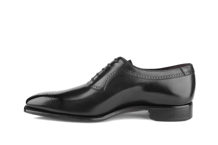Carlos Santos 9713 Black Handgrade Oxford czarny oksford