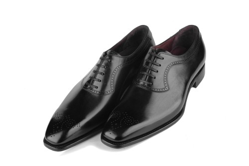Carlos Santos 9713 Black Handgrade Oxford goodyear welted