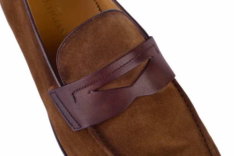 penny loafer, brązowe penny