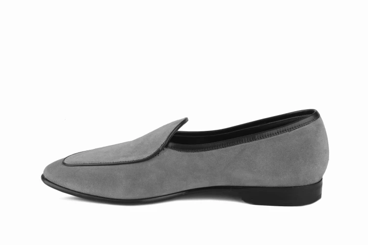 belgian loafer , zamszowe belgian loafer