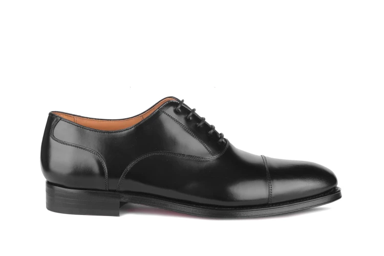 Partigiani 7415 Black oxford, skóra cielęca