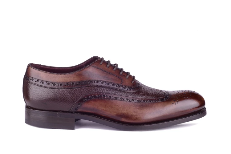 brązowe buty  męksie, casualowe buty