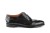 Partigiani 7567 czarny brogowany oxford full brogue  skórzana podeszwa szyty metodą bolońską