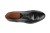 Partigiani 7567 czarny brogowany oxford full brogue  skórzana podeszwa szyty metodą bolońską