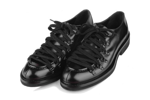 Partigiani 8719 Black Derby buty zimowe