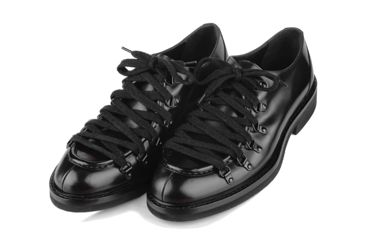 Partigiani 8719 Black Derby buty zimowe