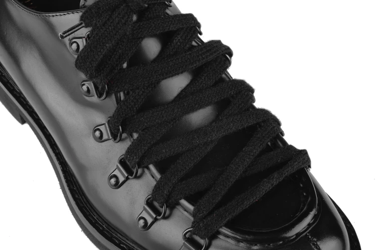 Partigiani 8719 Black Derby buty jesienno zimowe