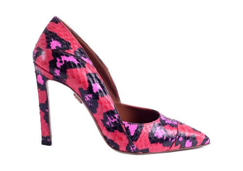 Baldowski, D01367 ,Pink, Pyton,szpilki, eleganckie buty damskie, wygodne buty, klasyczne buty,czółenka,