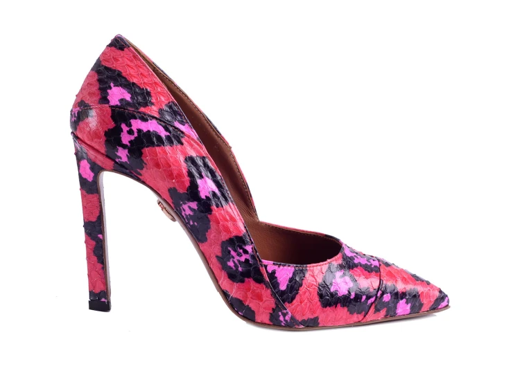 Baldowski, D01367 ,Pink, Pyton,szpilki, eleganckie buty damskie, wygodne buty, klasyczne buty,czółenka,