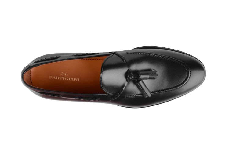 skórzane czarne loafersy, letnie buty