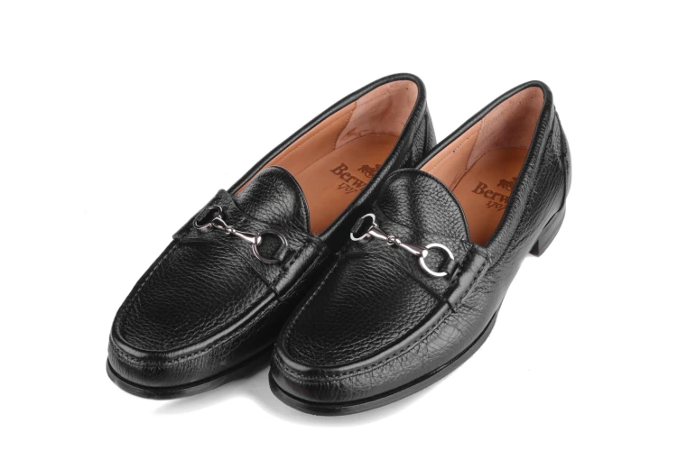 mokasyny męskie, gucci loafer, czarne moaksyny wsuwane