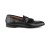 podeszwa gumowa, czarne wsuwane moaksyny, Partigiani loafer