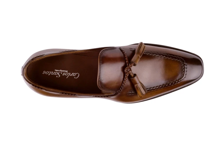 buty ze skóry cielęcej, loafersy