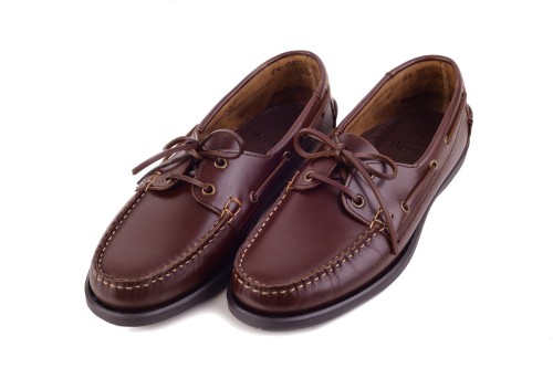 Buty żeglarskie ze skóry olejowanej