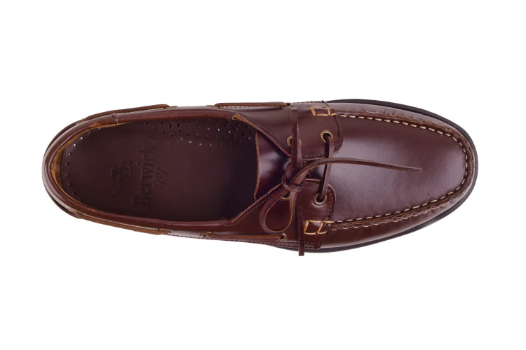 Buty żeglarskie ze skóry olejowanej
