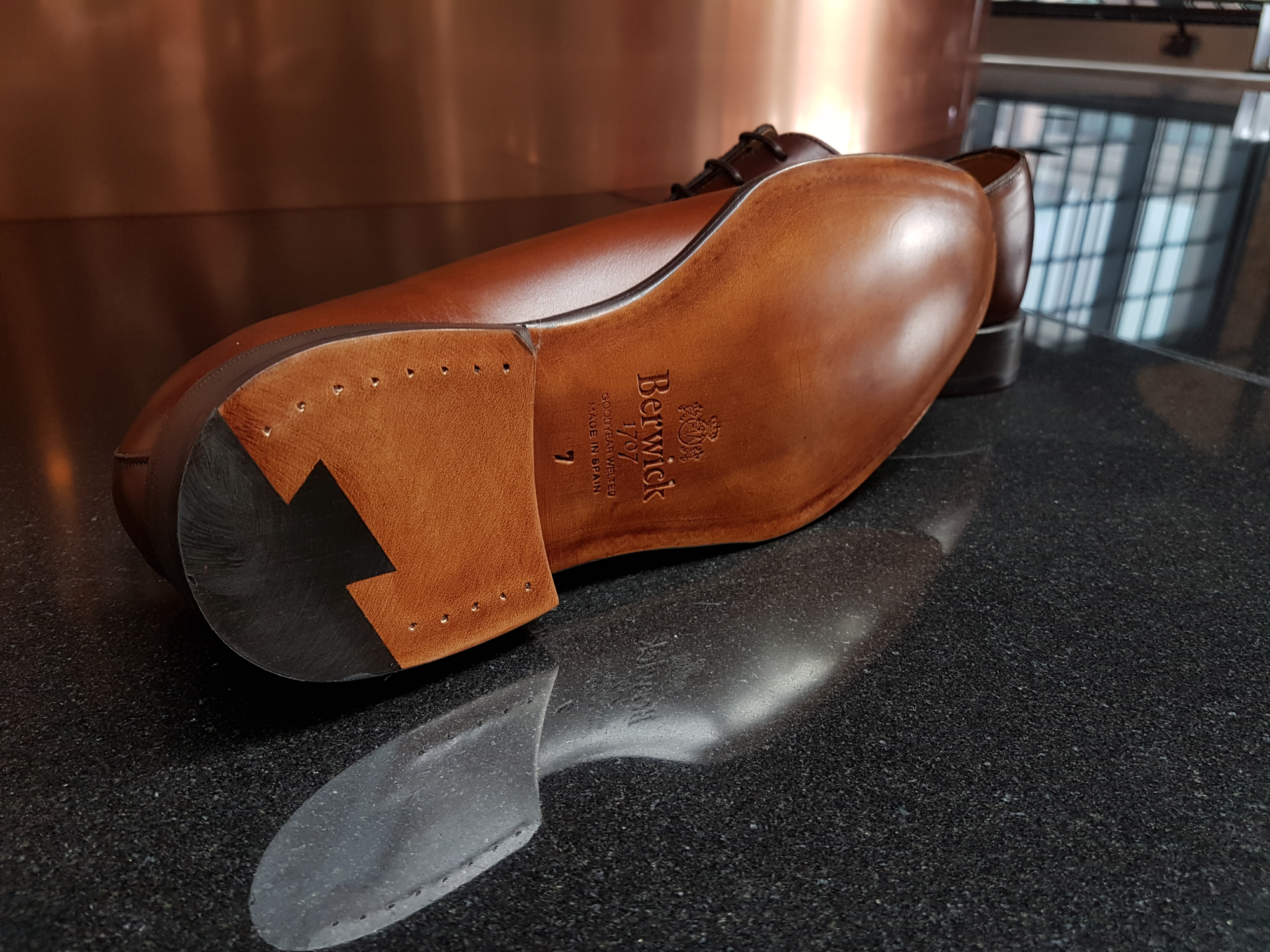 Berwick 3639 lotnik, kryta podeszwa