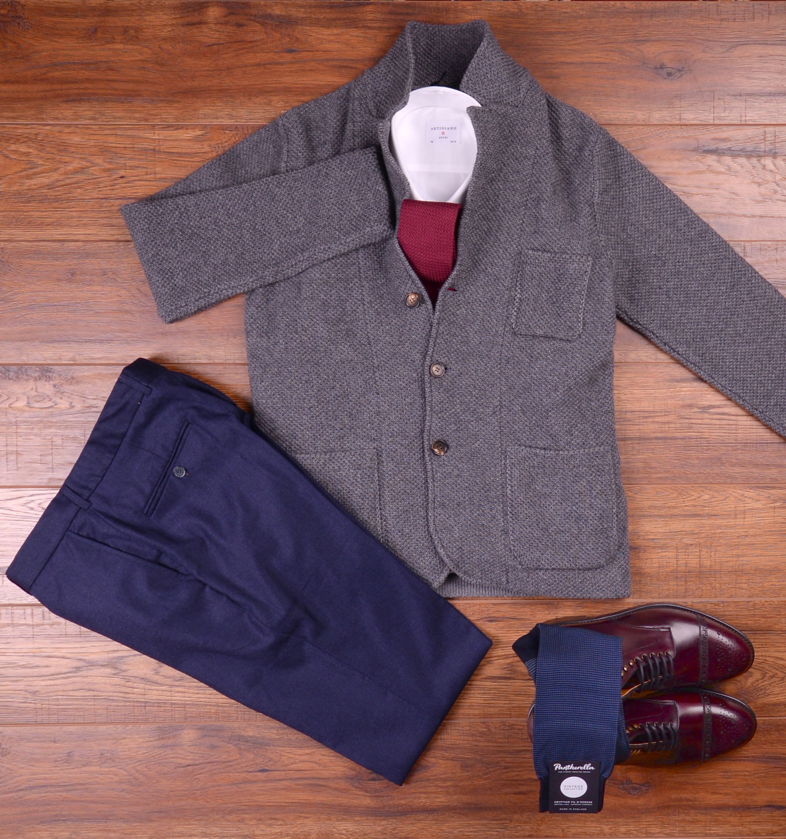 Stylizacja nr 3 z trzewikami half brogue