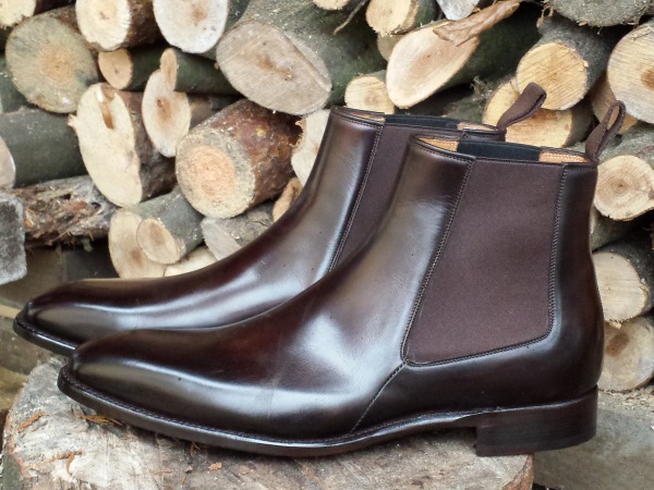 Eleganckie męskie sztyblety Chelsea boots