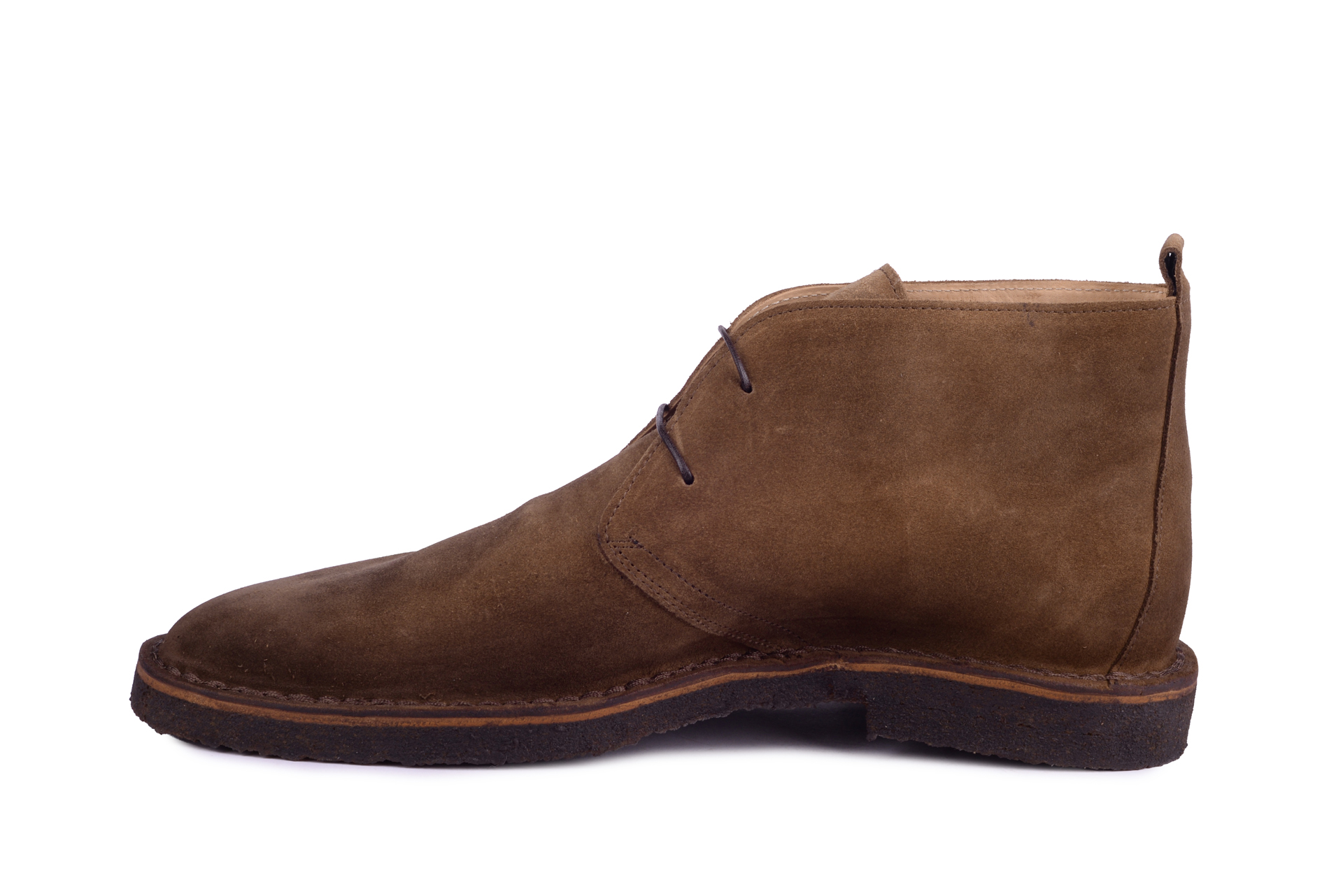 desert boots na crepowej podeszwie